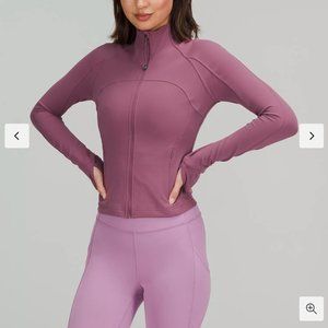 NWT Nulu Cropped Define Jacket Vintage Plum Size 6